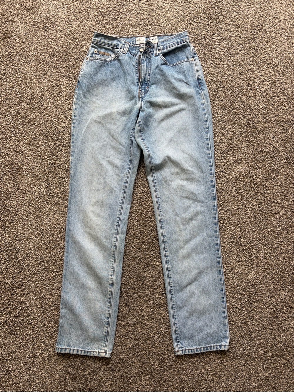 Vintage late 90's Calvin Klein Jeans Light Blue Straight Leg Women's Jeans